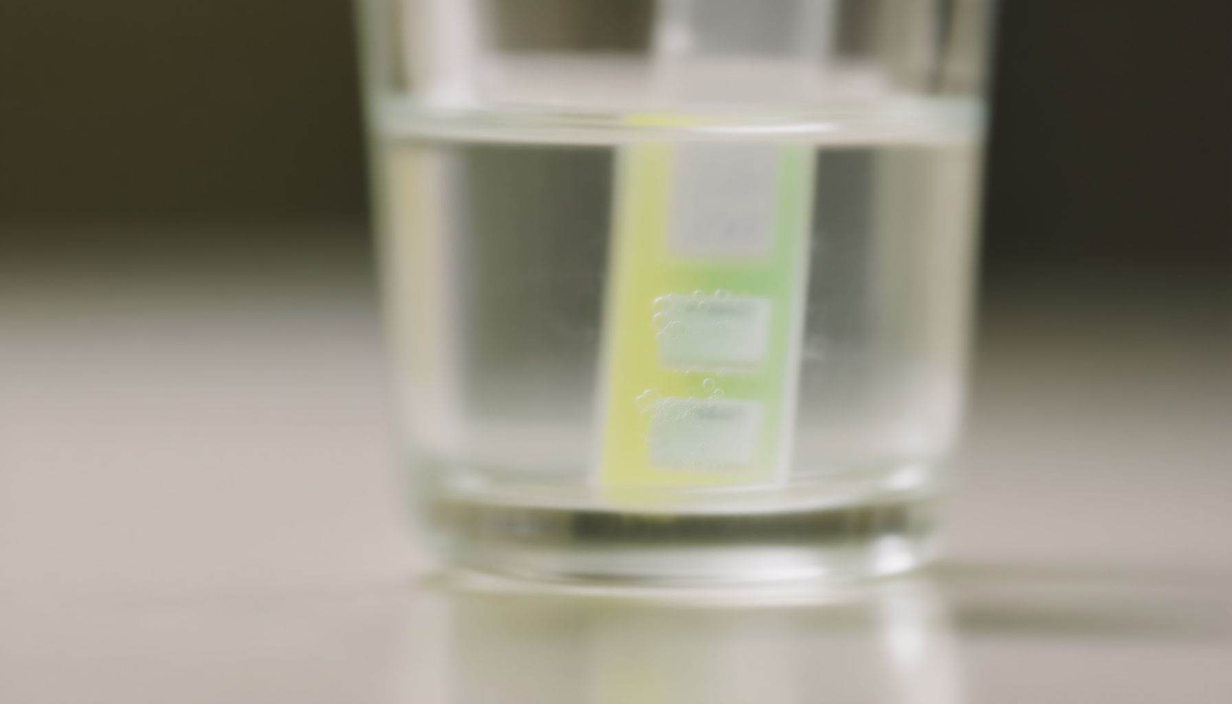 tap water quality in Ohio close-up view