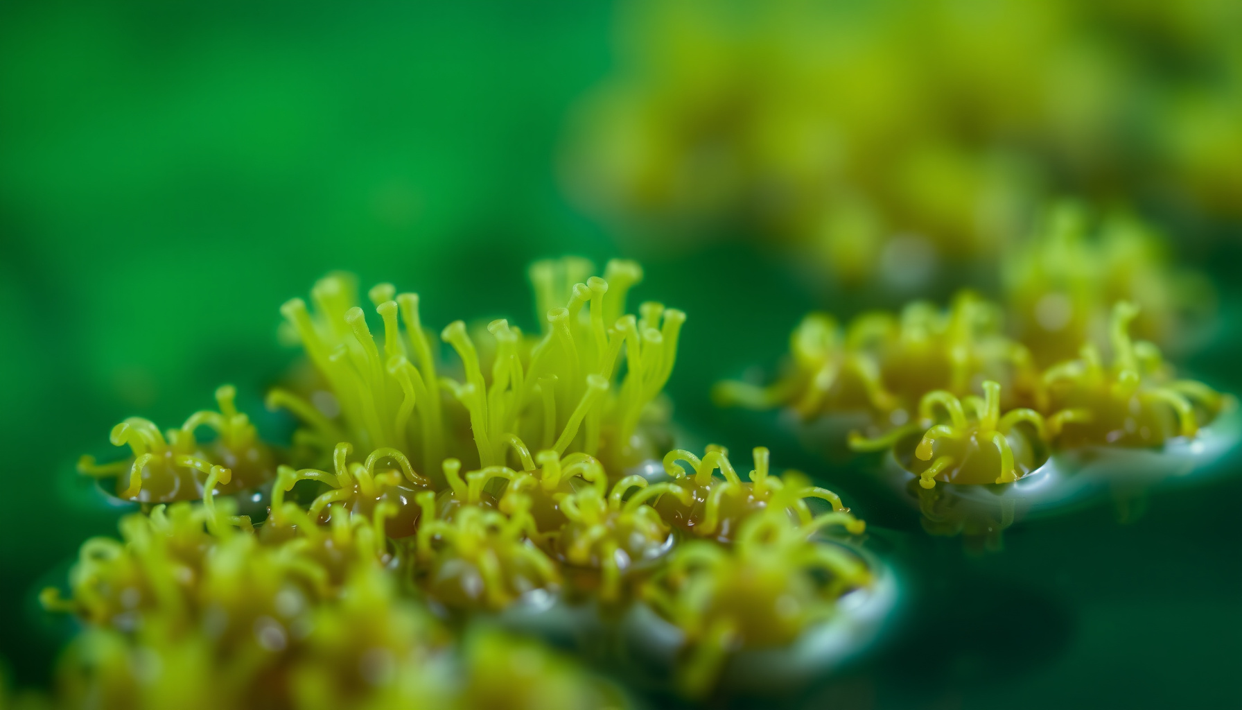 water smells like fish or algae close-up view