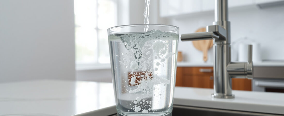 Water Has White Flakes Coming Out of Faucet: What Are They?