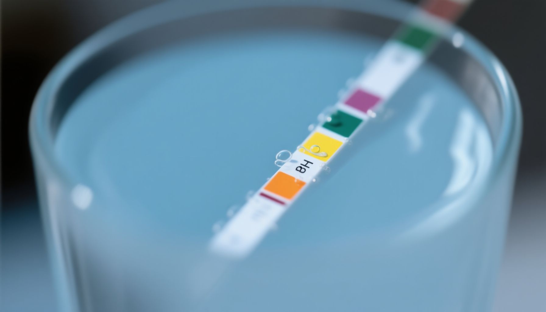 Boston tap water quality close-up view