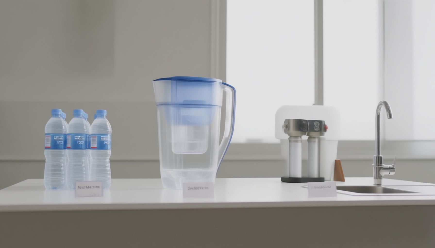 Bottled Water vs Filter Pitcher vs RO System: 5-Year Cost Comparison