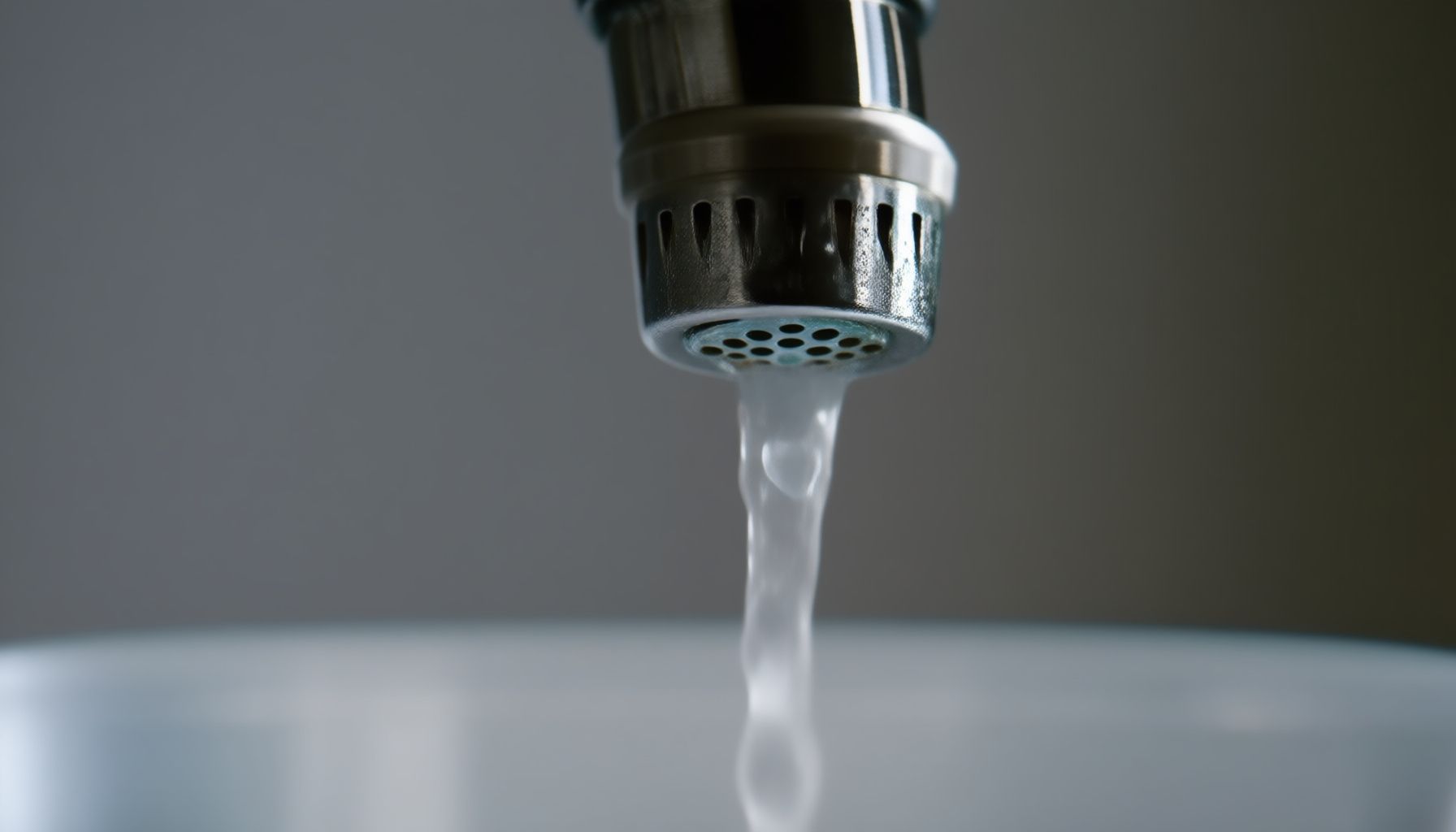 Dallas tap water quality close-up view