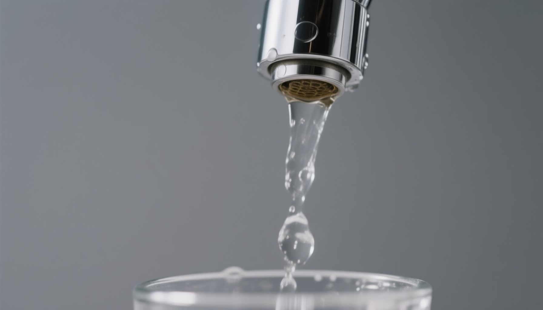 San Diego tap water quality close-up view