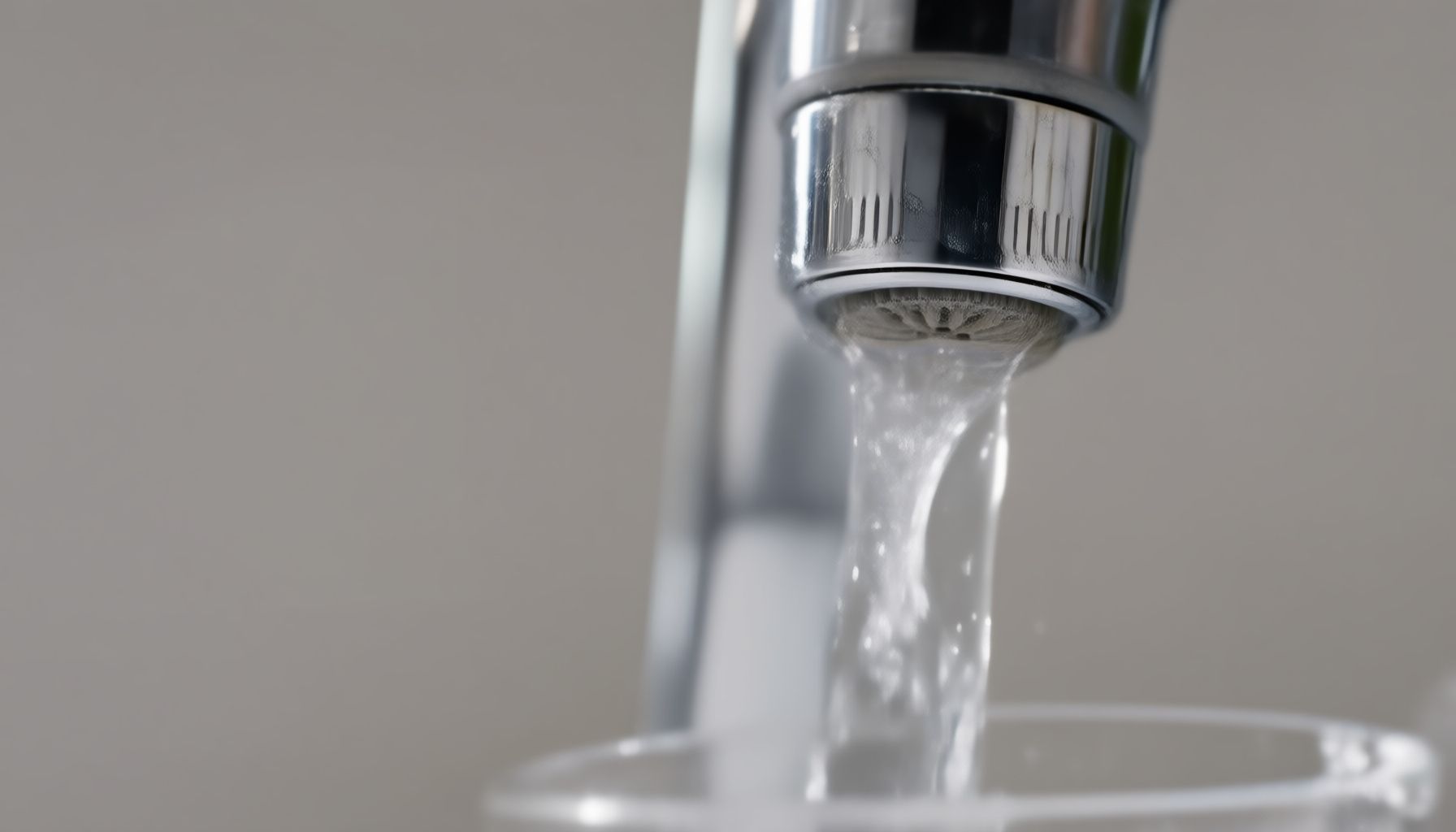 Milwaukee tap water quality close-up view