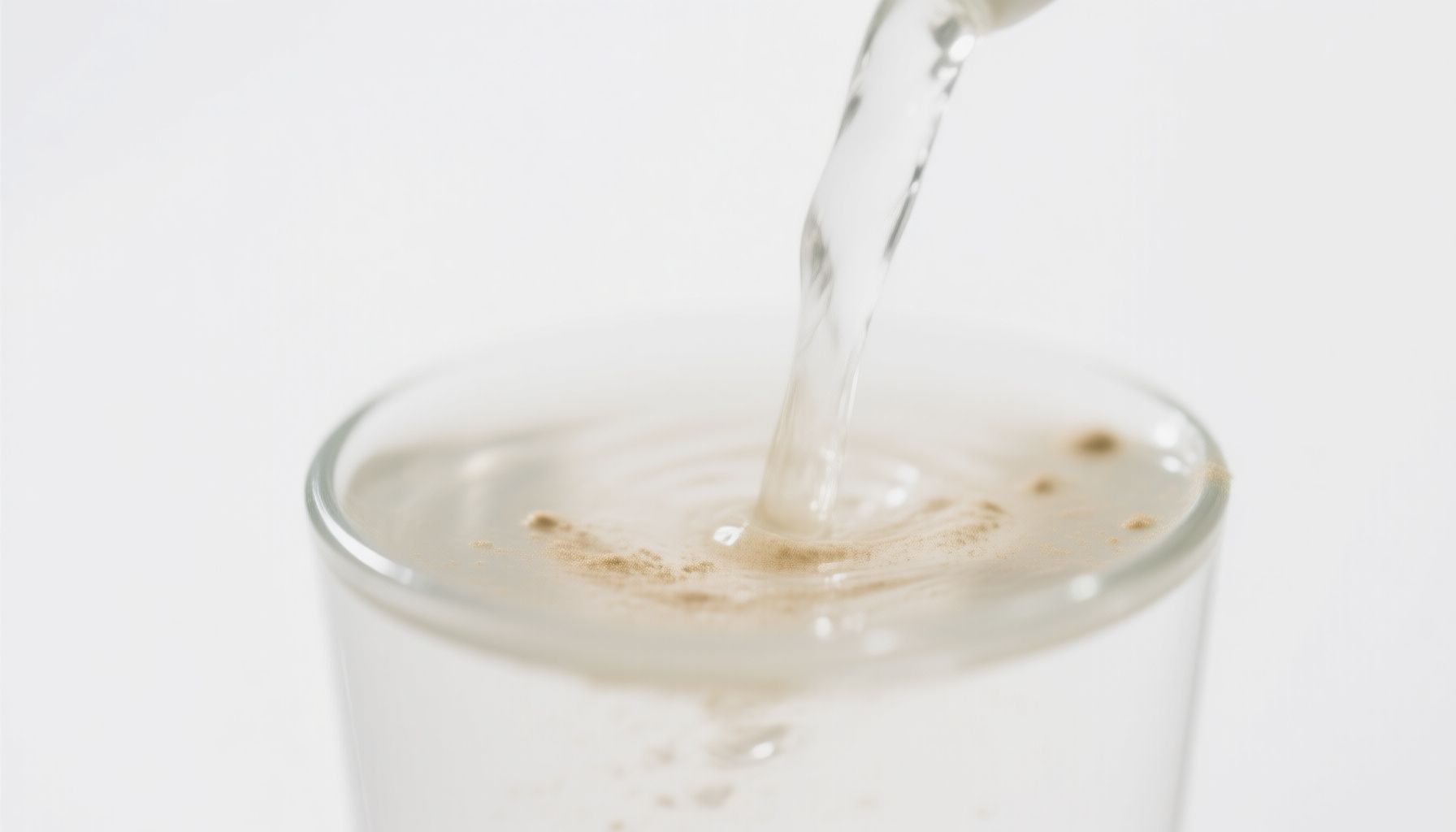 Missouri tap water quality close-up view