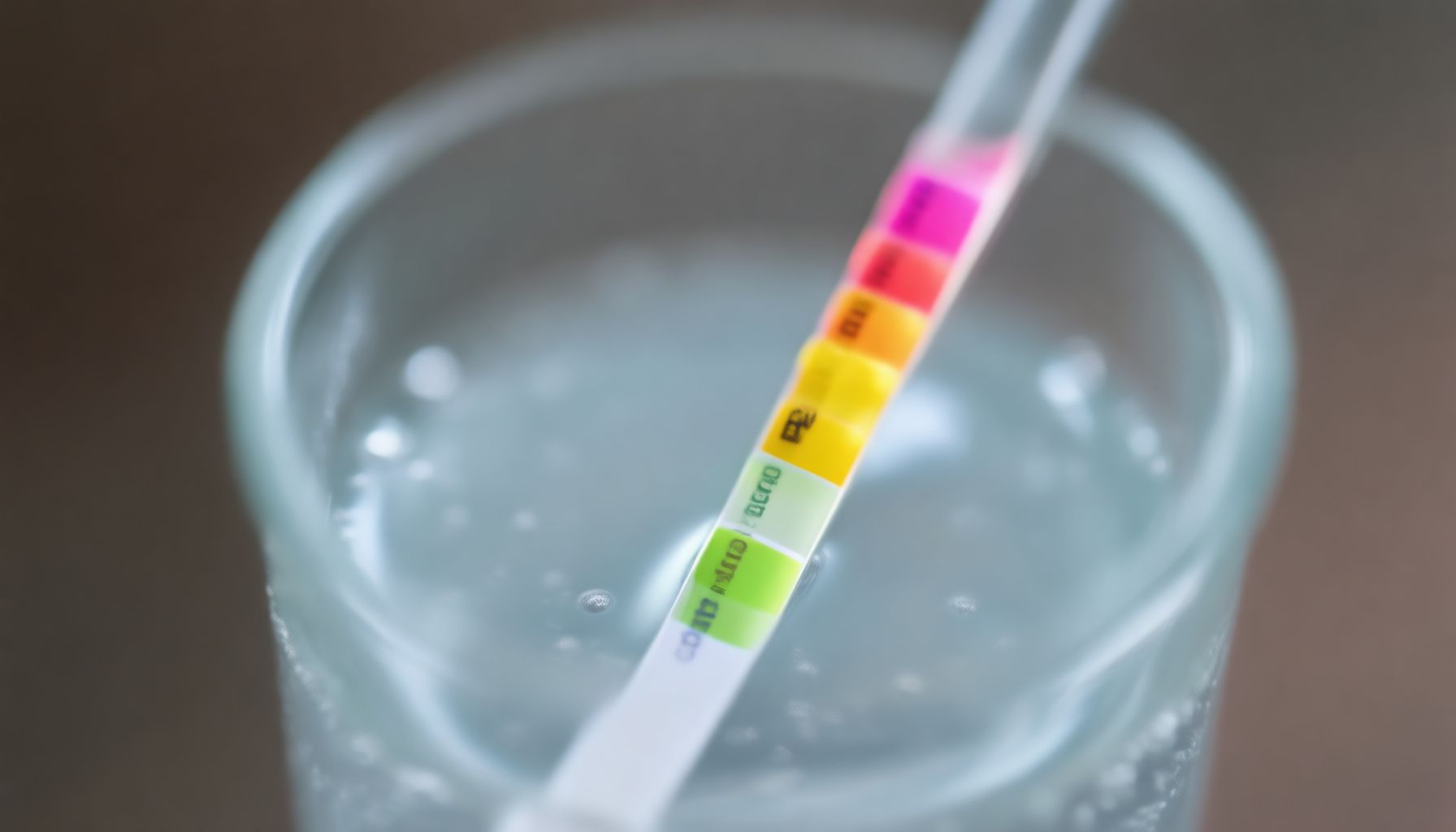 Oregon tap water quality close-up view
