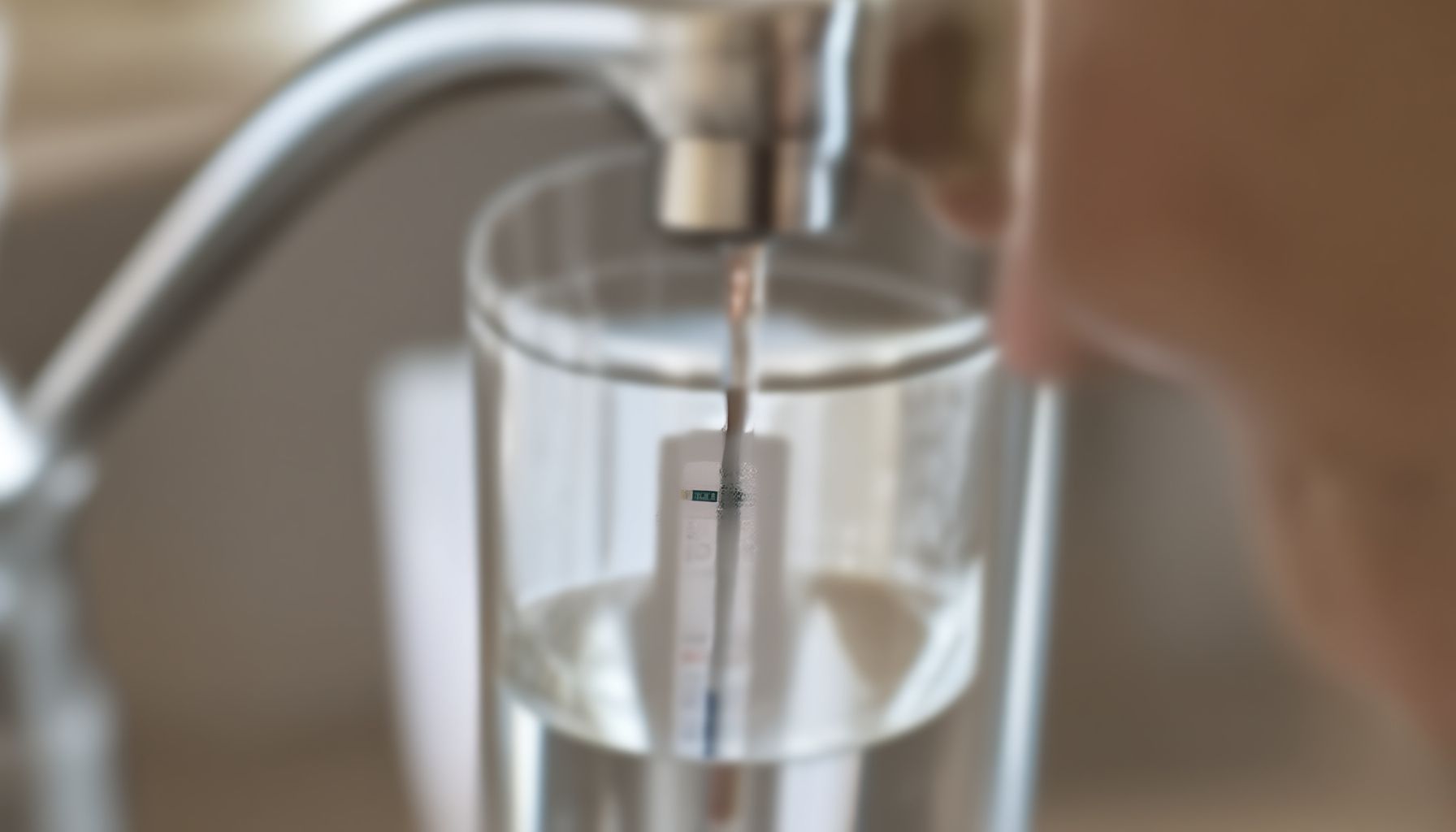 tap water safety in Greece close-up view